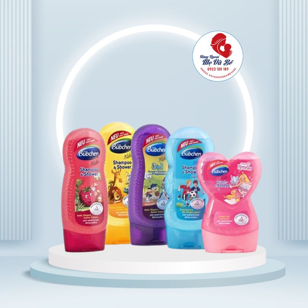 Sữa tắm cho bé, sữa tắm gội trẻ em Bubchen Kids SHAMPOO DUSCHGEL 230ml