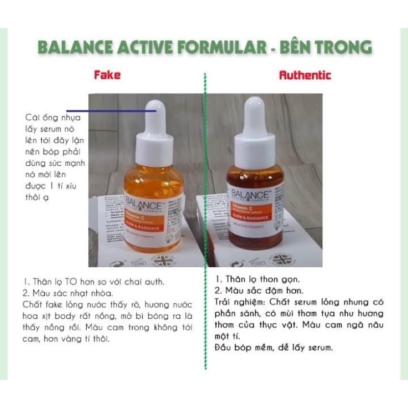 [CÓ BILL] TINH CHẤT SERUM DƯỠNG BALANCE ( bao bì mới )