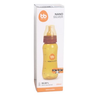 BÌNH SỮA NANO SILVER BB (CỔ NHỎ) - KHÔNG NÚM 250ml.