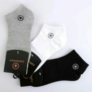 Combo 3 đôi vớ nam nữ cổ ngắn Converse thêu