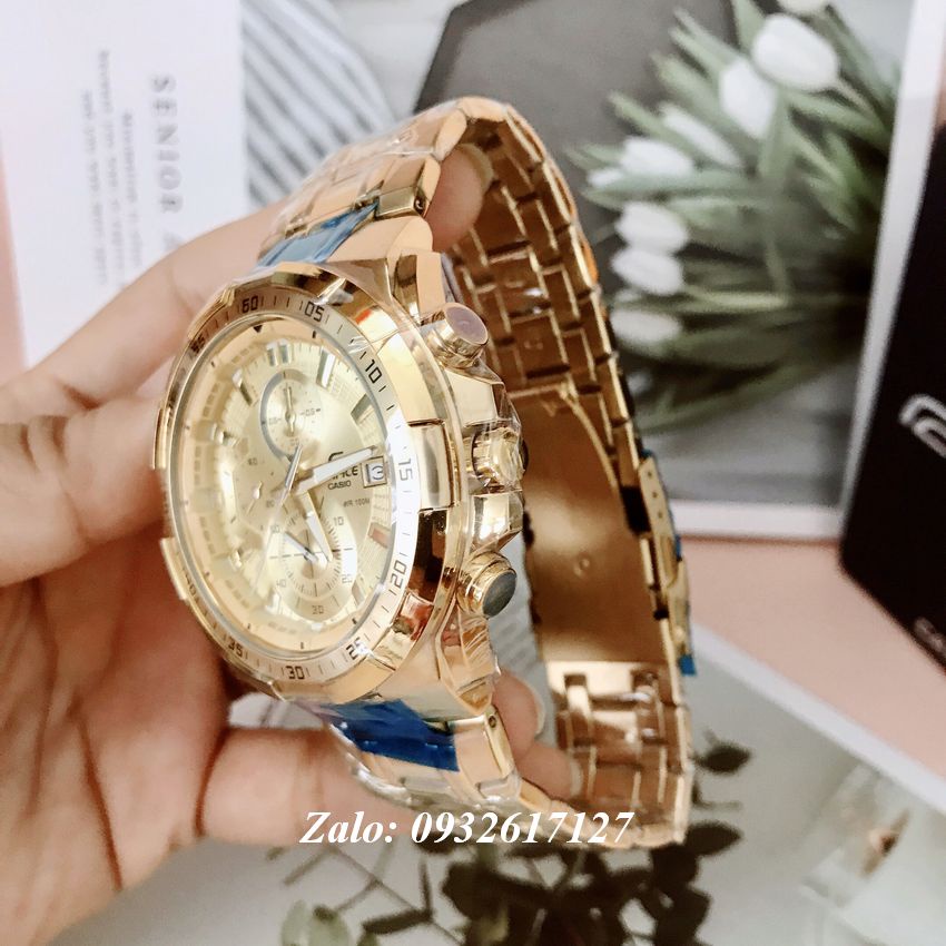 Đồng Hồ Nam Casio Edifice EFR-539 Chronograph 06 Kim FullBox