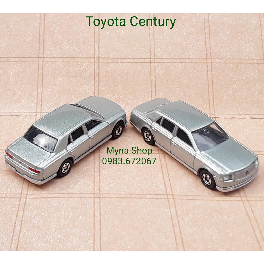 Tomica không hộp - Toyota Century - màu bạc silver (rộp sơn rất nhẹ)