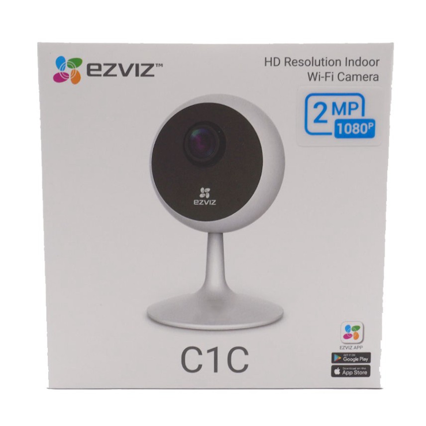 Ezviz C1C 1080p - Camera Wifi độ phân giải 2.0 Megapixel, Camera Ezviz C1C có hồng ngoại hỗ trợ quay đêm - BH 2 Năm