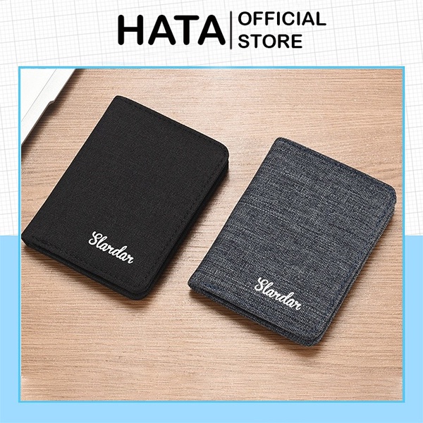 Ví Nam Dáng Đứng Slordar Chất Canvas 572 Nhiều Ngăn Đựng Thẻ - Hata24h