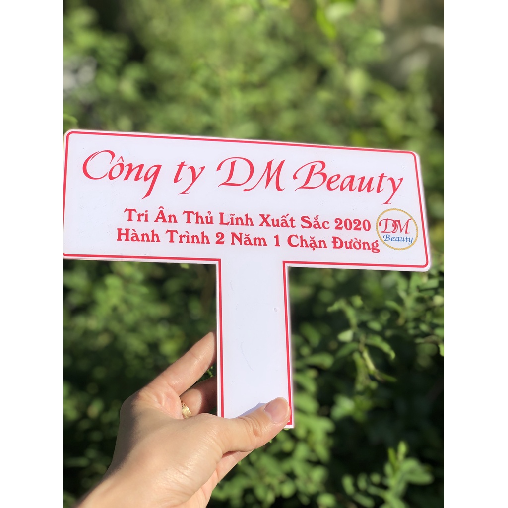 [BIỂN HIỆU CẦM TAY] - Bảng hiệu mica chụp hình xinh xắn - Giúp các chị em bán hàng chống trộm ảnh