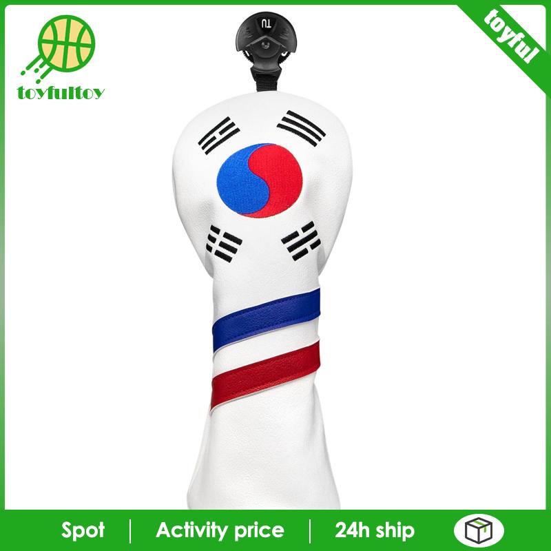 Vỏ Bọc Đầu Gậy Đánh Golf Hình Lá Cờ Hàn Quốc Bền Bỉ