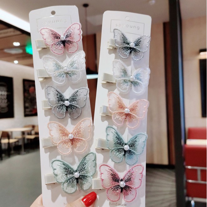 Kẹp tóc Hàn Quốc, kẹp tóc nữ đẹp hình bướm xinh xắn phong cách Hàn Quốc P110 - VHT SHOP