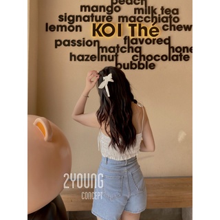 Quần short jeans ngố [2YOUNG] Q680 (ảnh thật)