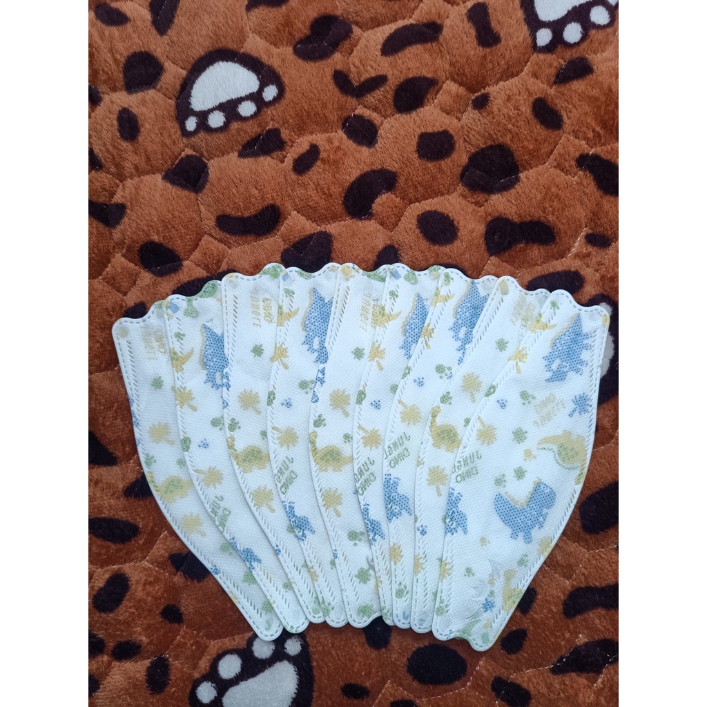 Set 50 chiếc khẩu trang KF94 trẻ em Hàn Quốc,khẩu trang cho bé 4d kháng khuẩn chống bụi mịn chính hãng