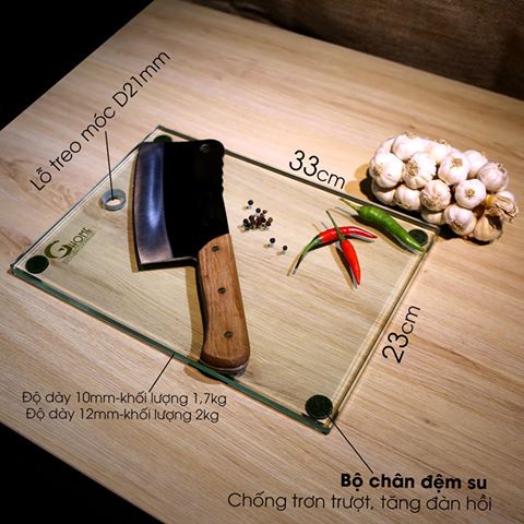 Thớt Kính Cường Lực