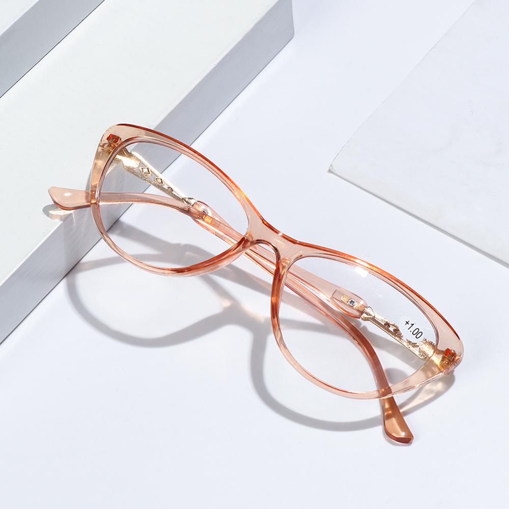 YVE +1.0~+4.0 Cat Eye Reading Glasses Portable Computer Goggles Vision Care Hyperopia Glasses