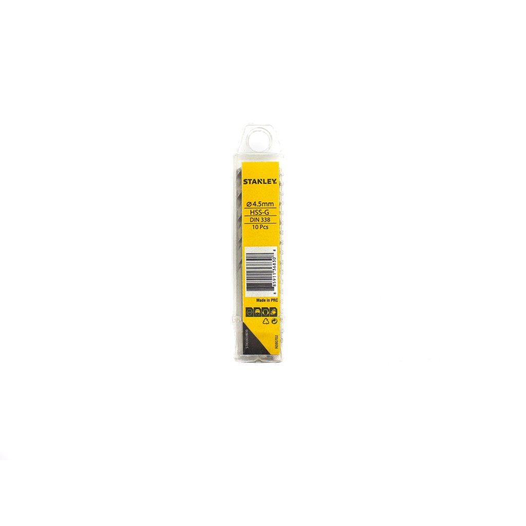 Mũi khoan sắt 4.5MM HSS Stanley STA50059B10