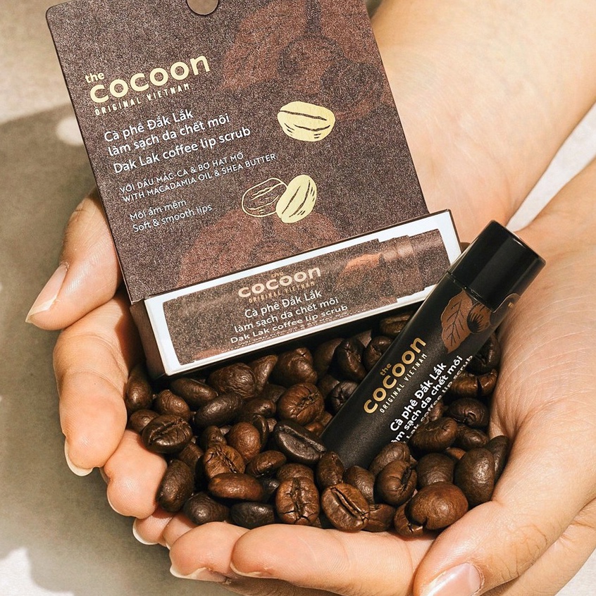 Tẩy Tế Bào Chết Môi Cà Phê COCOON Dak Lak Coffee Lip Scrub 5g