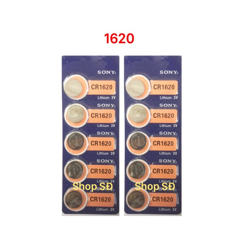 PIN NÚT TRÒN - PIN ĐỒNG HỒ MÃ SỐ 1620