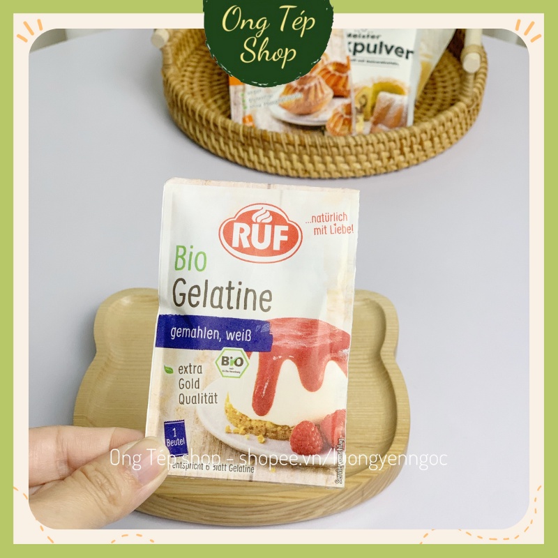 Bột Gelatine/Gelatin Ruf 9g