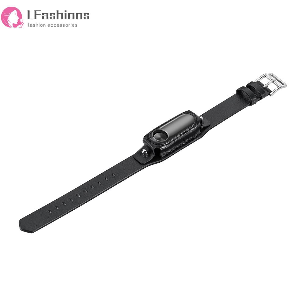 Dây Đeo Da Thay Thế Có Khóa Kim Loại Cho Đồng Hồ Thông Minh Miband 2