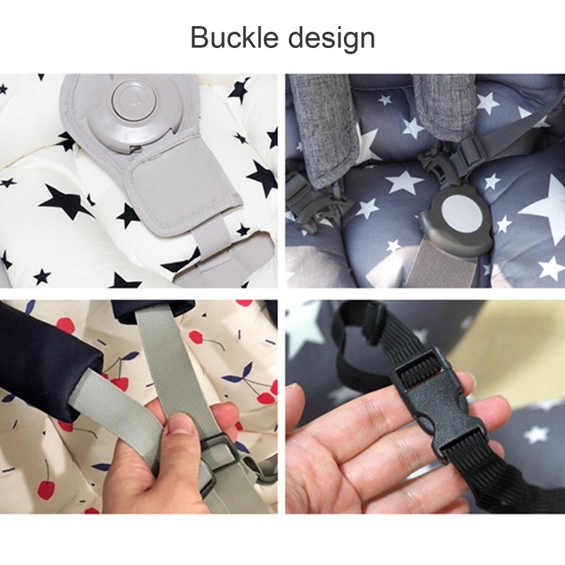 Tấm Đệm Lót Xe Đẩy Em Bé Bằng Vải Lưới Cotton Mềm Thoáng Khí 3D