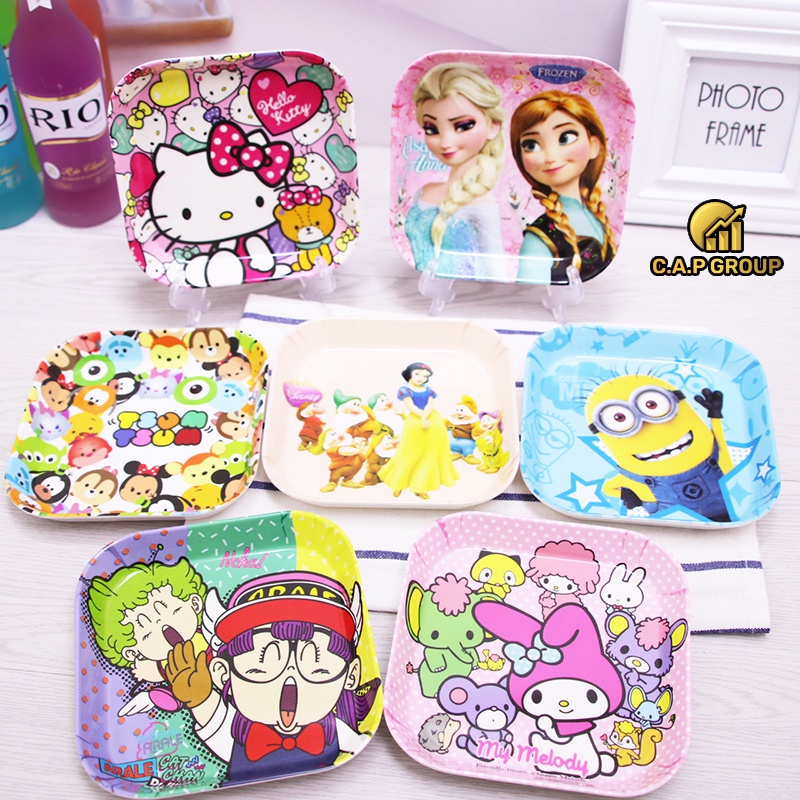 Đĩa ăn cho trẻ em cho bé đựng thức ăn đồ ăn vặt - 0X7i