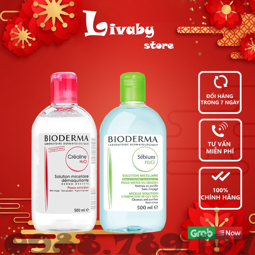 [Nội địa Đức] Nước tẩy trang bioderma crealine h2o solution micellaire | BigBuy360 - bigbuy360.vn