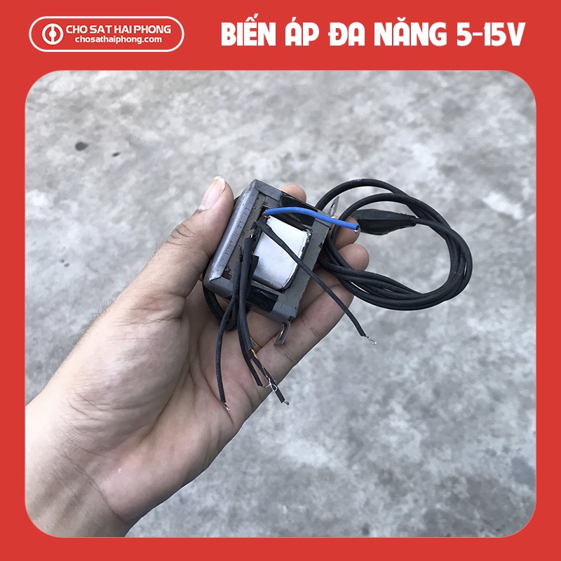 Biến áp đa năng nhiều dải điện áp cũ tháo máy - Chợ Sắt Hải Phòng Online