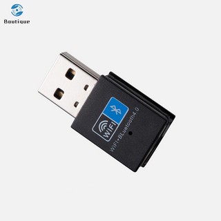 ✿♥▷ Mini Wireless USB Adapter 150Mbps WiFi Bluetooth 4.0 2 In 1 Receiver For Computer PC