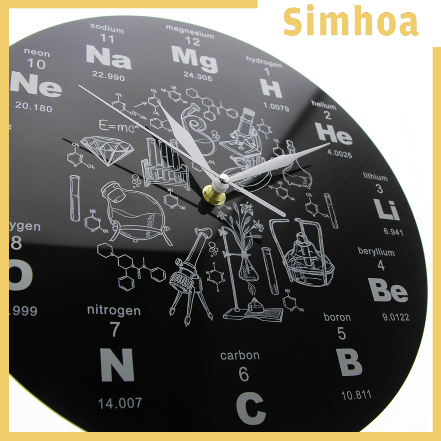 [SIMHOA]Wall Clock Quartz Clocks Novelty Kids Living Room Home