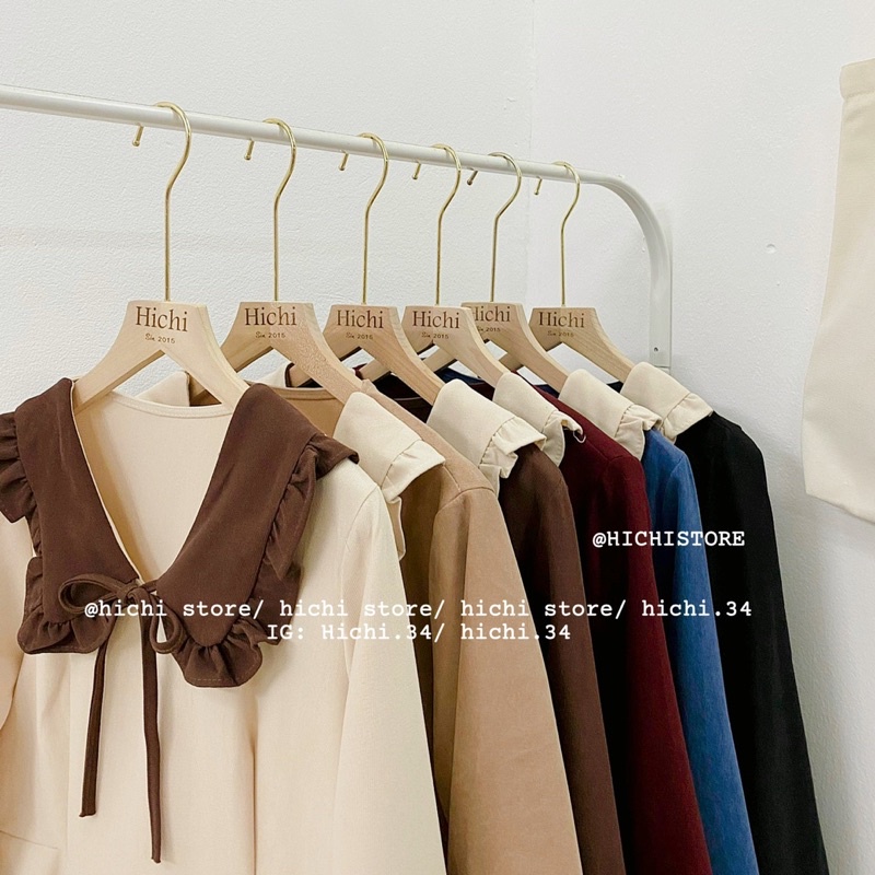 váy mùa đông dài vintage ẢNH THẬT VIDEO có dây buộc eo hichi | BigBuy360 - bigbuy360.vn