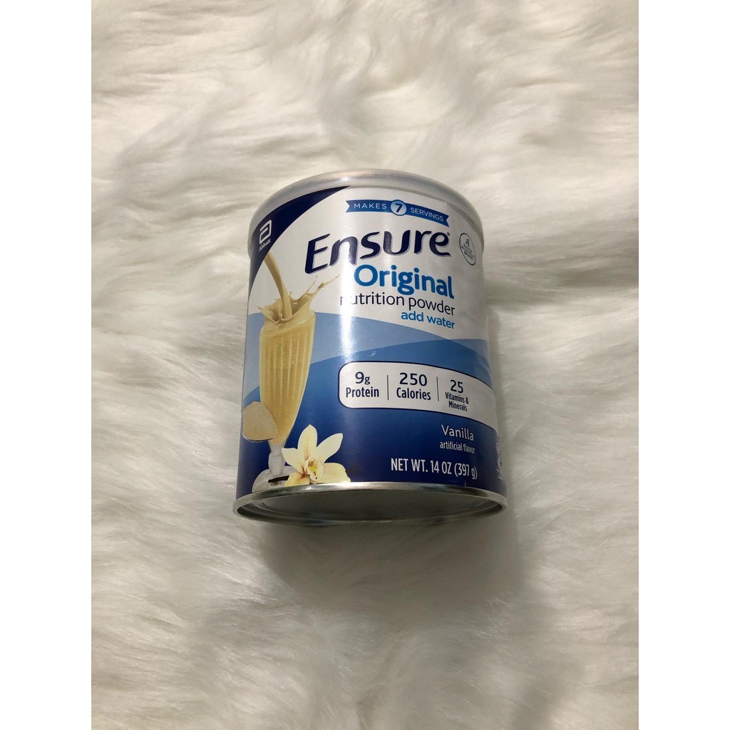 [HOT]COMBO 3 LON Sữa ENSURE MỸ original 397g mẫu mới DATE MỚI LIÊN TỤC