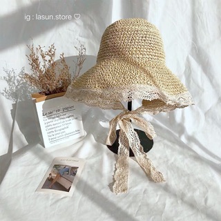 Mũ cói VINTAGE style Korea 👒👒