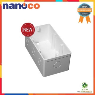 ĐẾ ÂM NANOCO DÙNG CHO MẶT THIẾT BỊ PANASONIC ( NHỰA CHỐNG CHÁY )