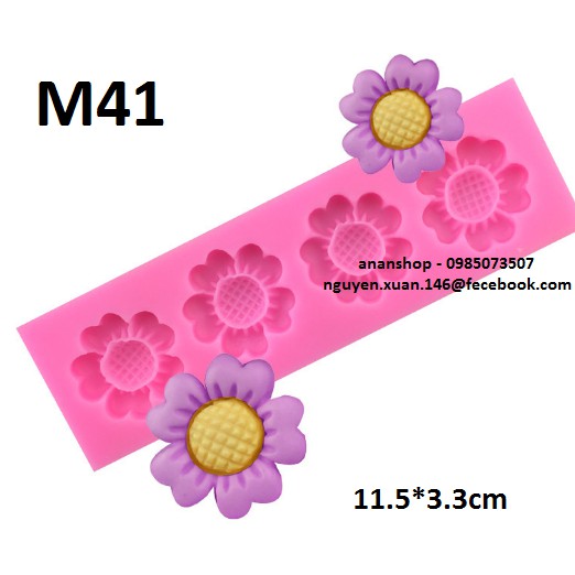 Khuôn silicon hoa M40 , M41 , M42
