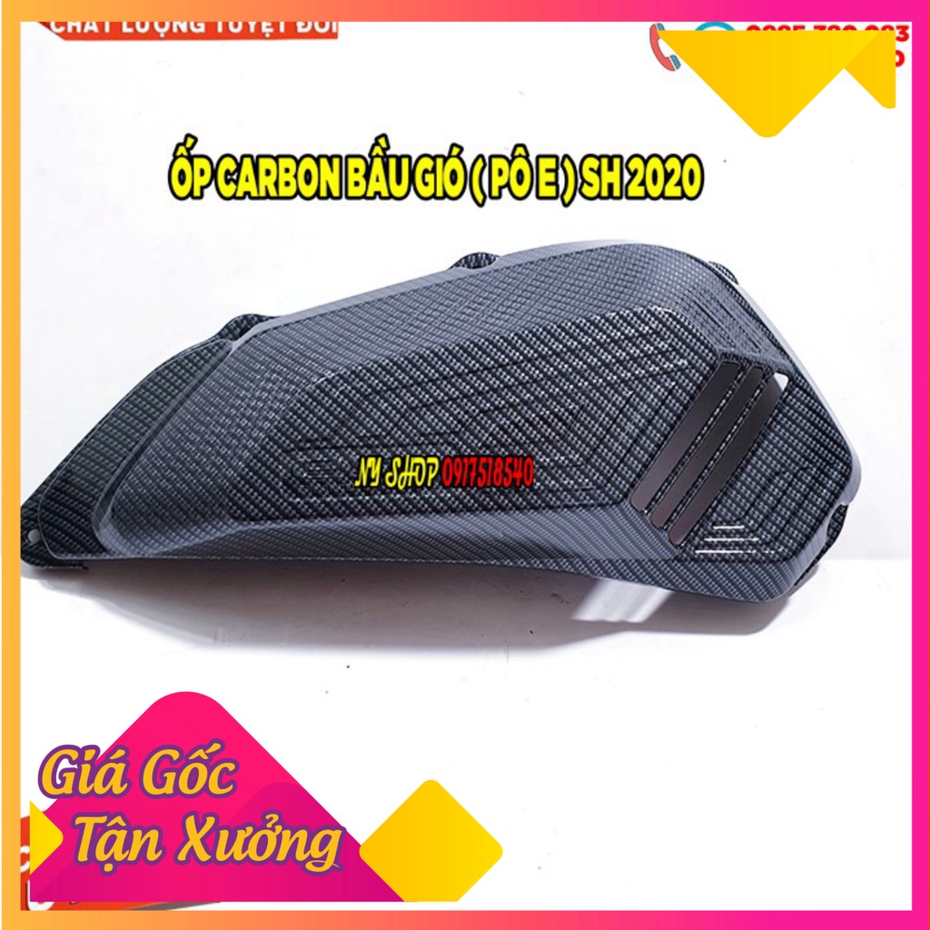 COMBO 4 MÓN ỐP CARBON GẮN SH 2020 - SH 2021 - SH 2022 (Ảnh Sp thật)