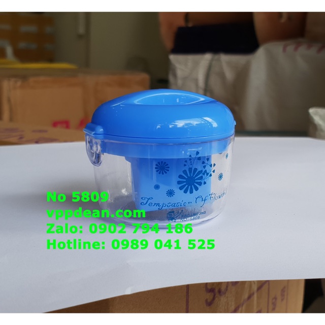 Chuốt chì 2 lỗ chuốt 5809 có hộp đựng rác