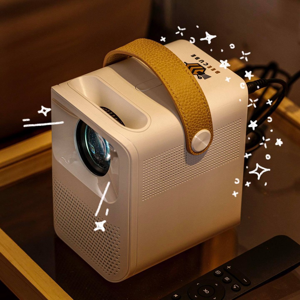 Máy Chiếu Mini BEECUBE Hệ Điều Hành Android + Kết nối Điện thoại + Full HD 1080 - Bảo Hành 12 Tháng