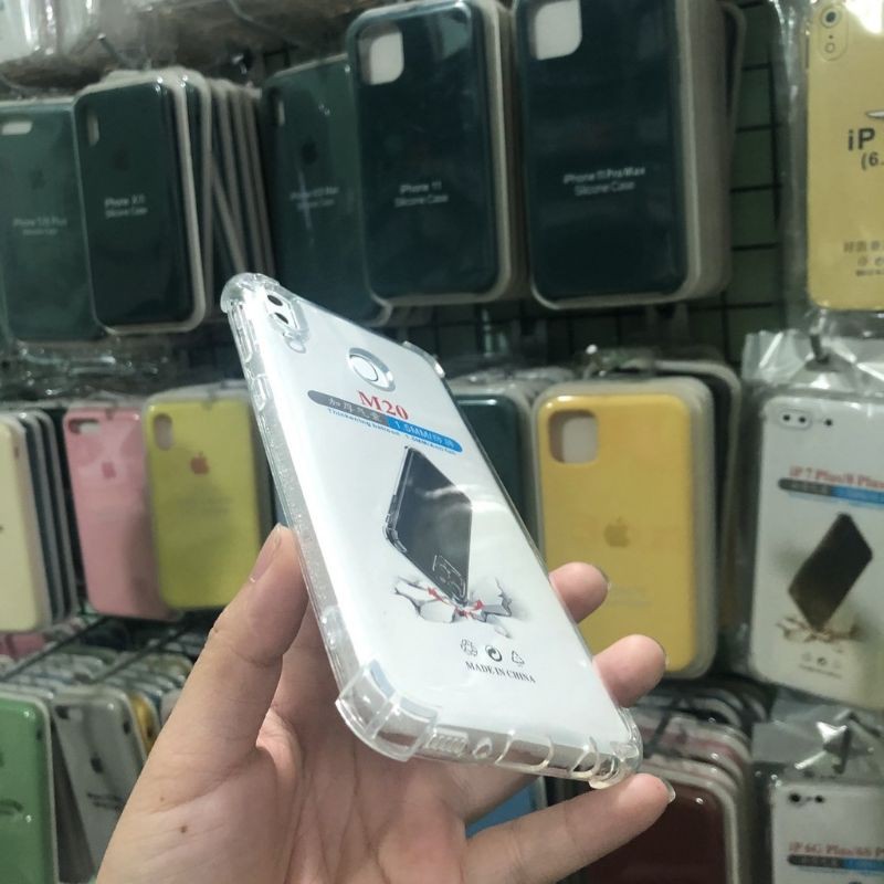 ốp lưng chống sốc samsung M20 có gờ bảo vệ camera