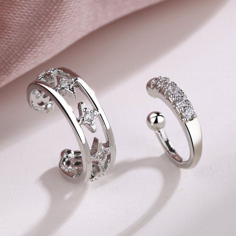 Khuyên Tai Bông Tai Nữ Kẹp Vành Tai Không Cần Xỏ Lỗ