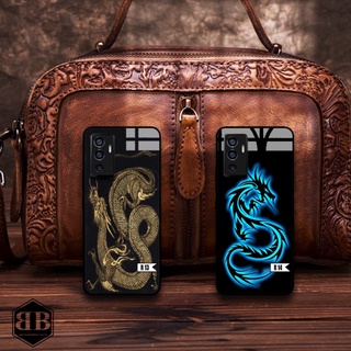 Ốp lưng kính cường lực Vivo V23e hình rồng cool ngầu