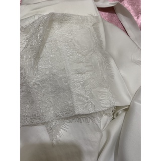 Set váy ngủ ren + áo choàng lụa mềm mại