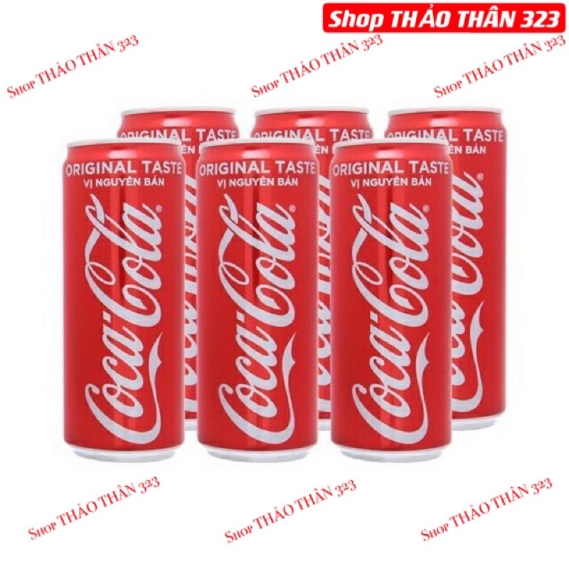 Nước Ngọt Coca-Cola Có Ga / Pepsi Zero (1 Lốc x 6 Lon)