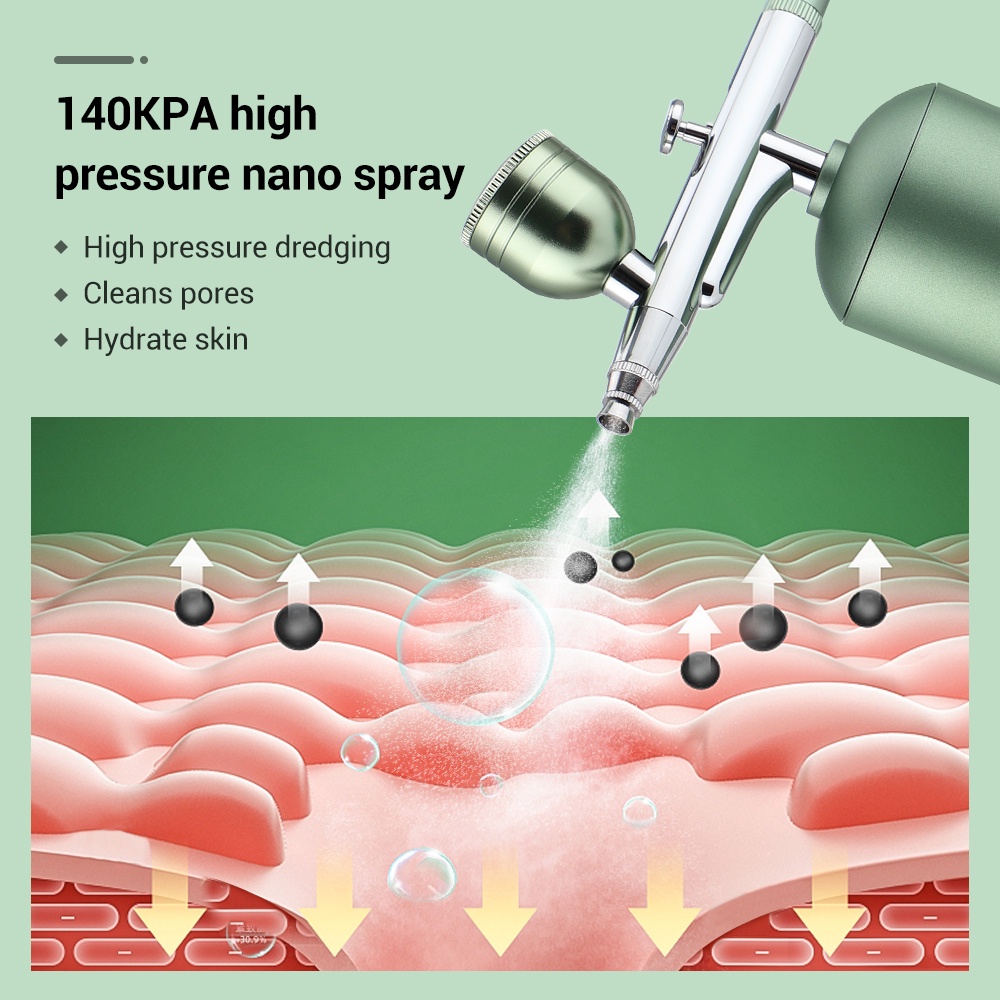 Máy Phun Oxy Nano Cầm Tay Áp Suất Cao Chăm Sóc Da Làm Đẹp Máy phun oxy cầm tay siêu khoẻ loại Máy Phun Nước Oxy Dưỡng Ẩm Micro-nano Bộ súng phun sơn không dây cầm tay mini đa