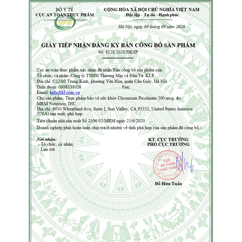 Chromium 200mcg - 100 viên | Hỗ trợ giảm cân - tăng sức bền | Thế Giới Skin Care