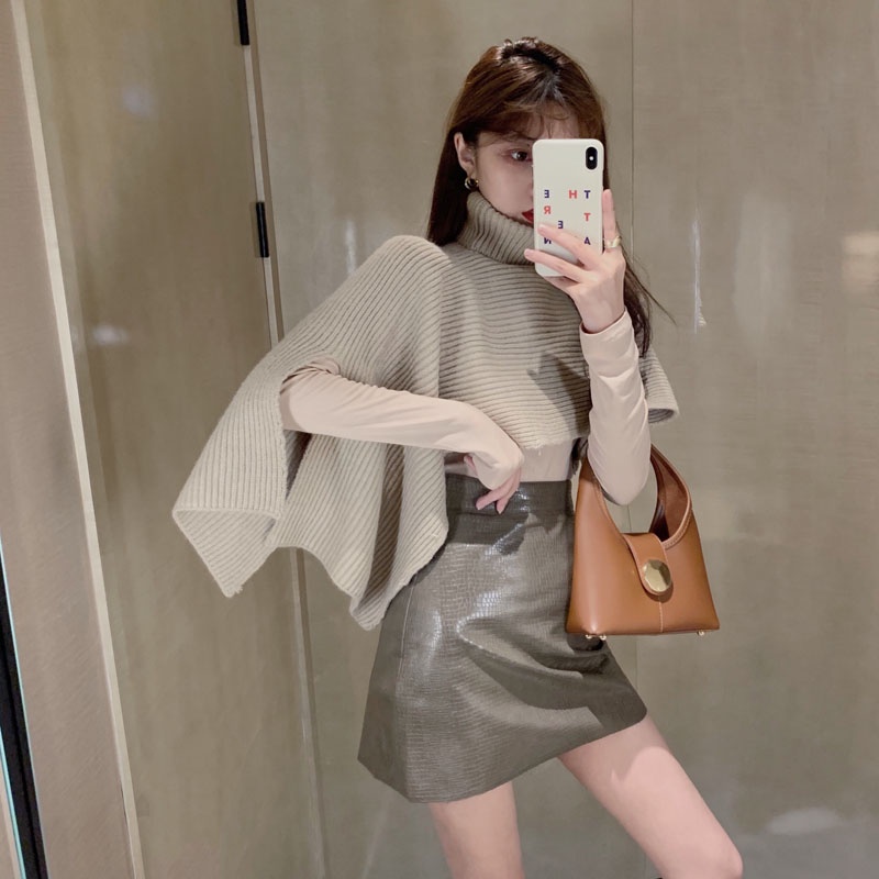Áo len cổ cao thời trang Hàn Quốc cho nữ