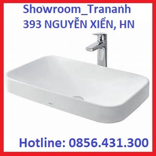 Chậu lavabo toto lt5716/lt5715, chậu toto đặt bàn, dương vành