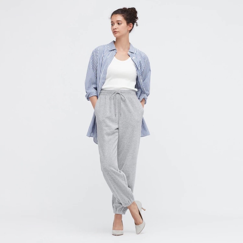 Quần jogger nỉ da cá Uniqlo mềm mịn ( pick store Uni qlo nhật)