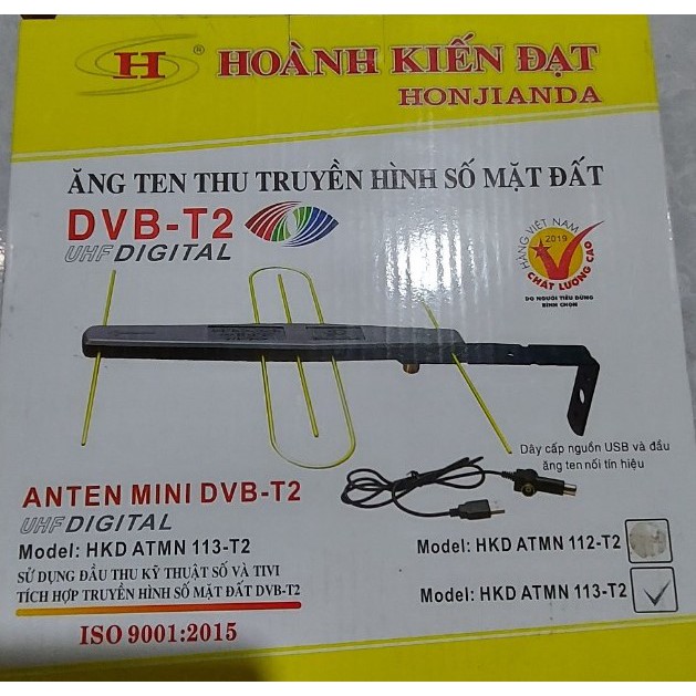 Angten Tivi, Ăng Ten Tivi DVB T2 thông minh thu sóng 100 dặm - ăng ten TV kỹ thuật số Trong nhà