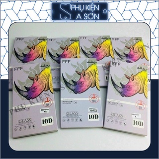 Kính Cường Lực ip Full Màn 10D Tê Giác   (full box)