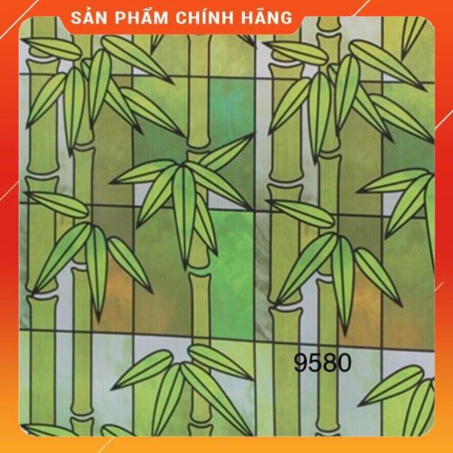 giấy dán kính 3d cây trúc