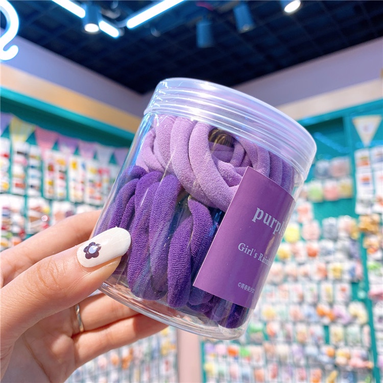 Set 50 Dây Cột Tóc Nhiều Màu Sắc Cho Nữ