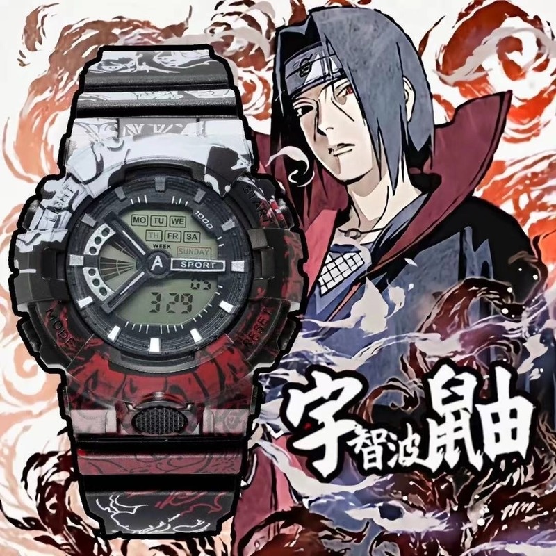 1 Đồng Hồ Điện Tử Naruto Sasuke Sakura Itachi cos Quà Tặng Sáng Tạo Cho Học Sinh Nam Và Nữ