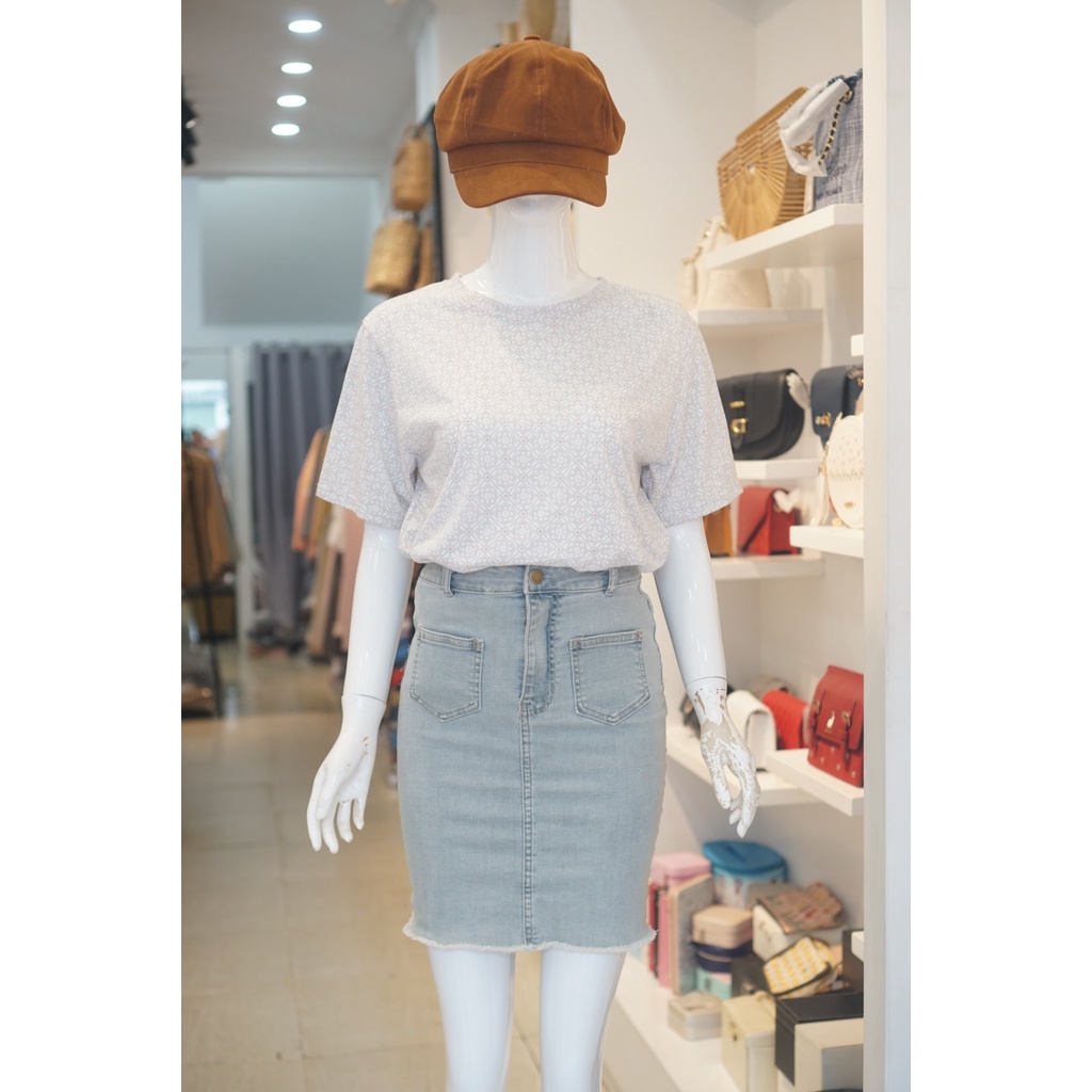 Áo Thun Cotton Bông Xám 170